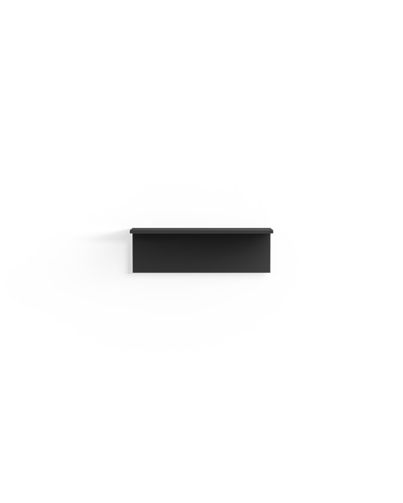 Display Black - 61cm riiul mustast melamiinist